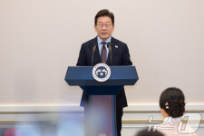 '대통령의 초대, 주한외교단 만찬' 발언하는 이재명 대통령