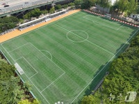 안양시, 자유공원 축구장 인조잔디 교체…폐기비용 1억여원도 절감