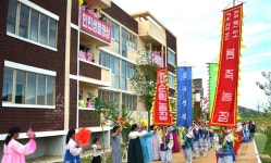 北 고성군 봉죽농장·순학농장서 새집들이…인민생활 향상