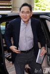 이재용 회장, '한미정상회담 경제사절단' 미국 출국