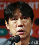 미국 원정 평가전 명단 발표하는 홍명보 감독