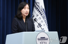 한미 정상회담 외신 반응 브리핑하는 전은수 부대변인