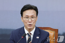 장동혁 예방하는 김민석 총리