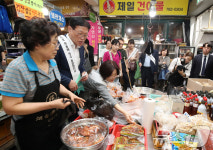 대구 수성구, 추석맞이 전통시장 장보기