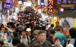부산 부전시장 북적