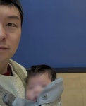 유모차 끄는 박세영아기 안은 곽정욱…딸과 함께 '첫 추석'[N샷]