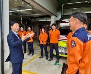 세곡119안전센터 방문한 구윤철 경제부총리