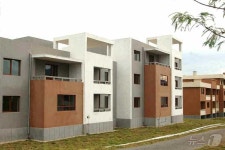 문덕군 입성농장에 들어선 새 주택들