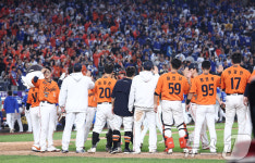 삼성 상대로 9-8 승리 거둔 한화 이글스