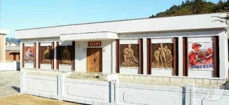 北 운산군 답상농장 공공건물 준공식…농장마을의 경사