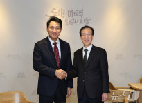 이석연 국민통합위원장, 오세훈 면담 