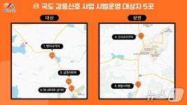 서산시, 국도29호선 서산~대산 구간 5곳 감응신호 시범운영