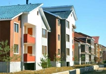 北 경원군 성내농장에 건설된 새 주택들…높아지는 인민들의 웃음소리