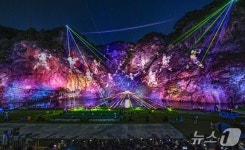 원주 간현관광지 나오라쇼 올해 공연 마무리