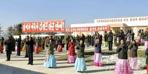 北 삼지연시 중흥농장, 국가알곡생산계획 131.8%로 넘쳐 수행