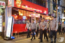 부산경찰, 핼러윈 앞두고 서면 등 주요 번화가 치안점검 실시