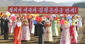 北 김정숙군 신상농장·삼서농장에 새집들이 진행