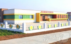 北 라선시 구룡평젖소염소목장 공공건물 준공…인민의 꿈 현실로