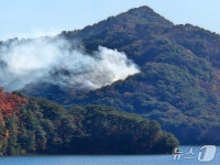 화천 간동면 산불 2시간 11분 만에 주불 진화(종합)