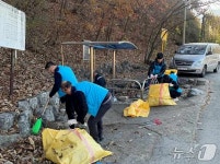 깨끗해진 약수터·가압장…진천군상하수도사업소 환경 정화