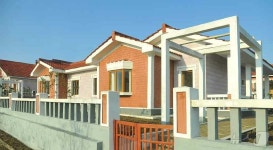 北 남포시 고창농장 새 주택 건설…나날이 진흥하는 문화농촌