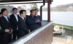 여주 구양리 마을 방문한 김민석 총리