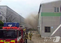 경기 평택 포승공단 공장 화재