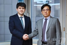 박정성 통상차관보, 타지키스탄 산업신기술부 차관 면담