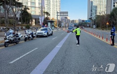 진천경찰서, 이륜차 법규위반 불시 단속서 7건 적발