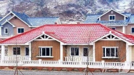 北 동창군 새집들이 진행…산골 농장에 펼쳐진 선경의 화폭