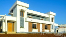 北 항구구역 우산목화농장에 문화주택들 건설