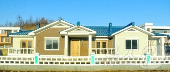 북한, 항구구역 우산목화농장에 새 주택들 건설