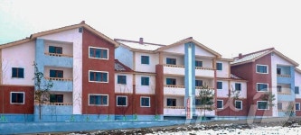 北, 만포시 건하농장에 새 살림집 건설…인민들의 넘치는 웃음소리