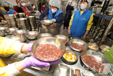 대구 서구 내당노인복지관 사랑의 팥죽 나눔