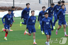 훈련하는 이민성호