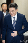 정청래 대표 면담 위해 국회 온 정원오 성동구청장
