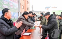 北 해주시 장방농장·신천군 이목농장서 살림집 입사모임