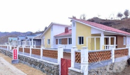 북한 성천군에 새 주택들 건설…새시대 농촌혁명