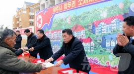 북한, 정주시·박천군·운전군 농장에 현대적 문화주택 건설
