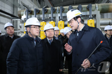 김성환 장관, 대산임해 해수담수화사업 현장 방문