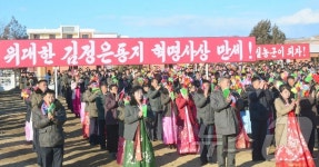 북한 회상구역 쌍봉농장 새집들이 진행