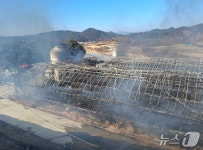 경북 예천 풍양면 양계장서 화재…닭 11만마리 폐사