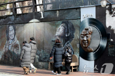 포근한 날씨, 김광석길 걸으며