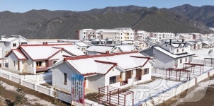 北, 신포시 신풍농장에서 새집들이 진행