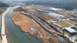 데크로드·보도교 갖춘 삼척 마읍천 수변공원 완공