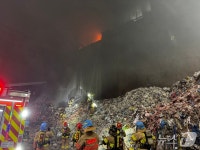 부산 구평동 자원순환시설 불…1시간 만에 초진