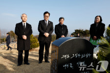 록봉장의장묘 | 배은심여사 묘 참배하는 우원식 의장
