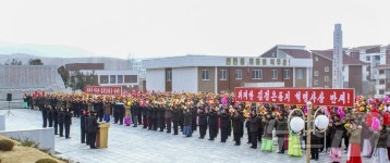 북한, 은파군 대청농장서 공공건물 준공식