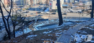 계룡시 금암 지역 정원사업 순항…상반기 준공 목표