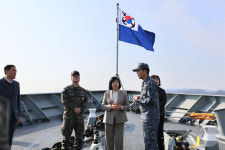 홍소영 병무청장, 해군 진해기지사령부 방문